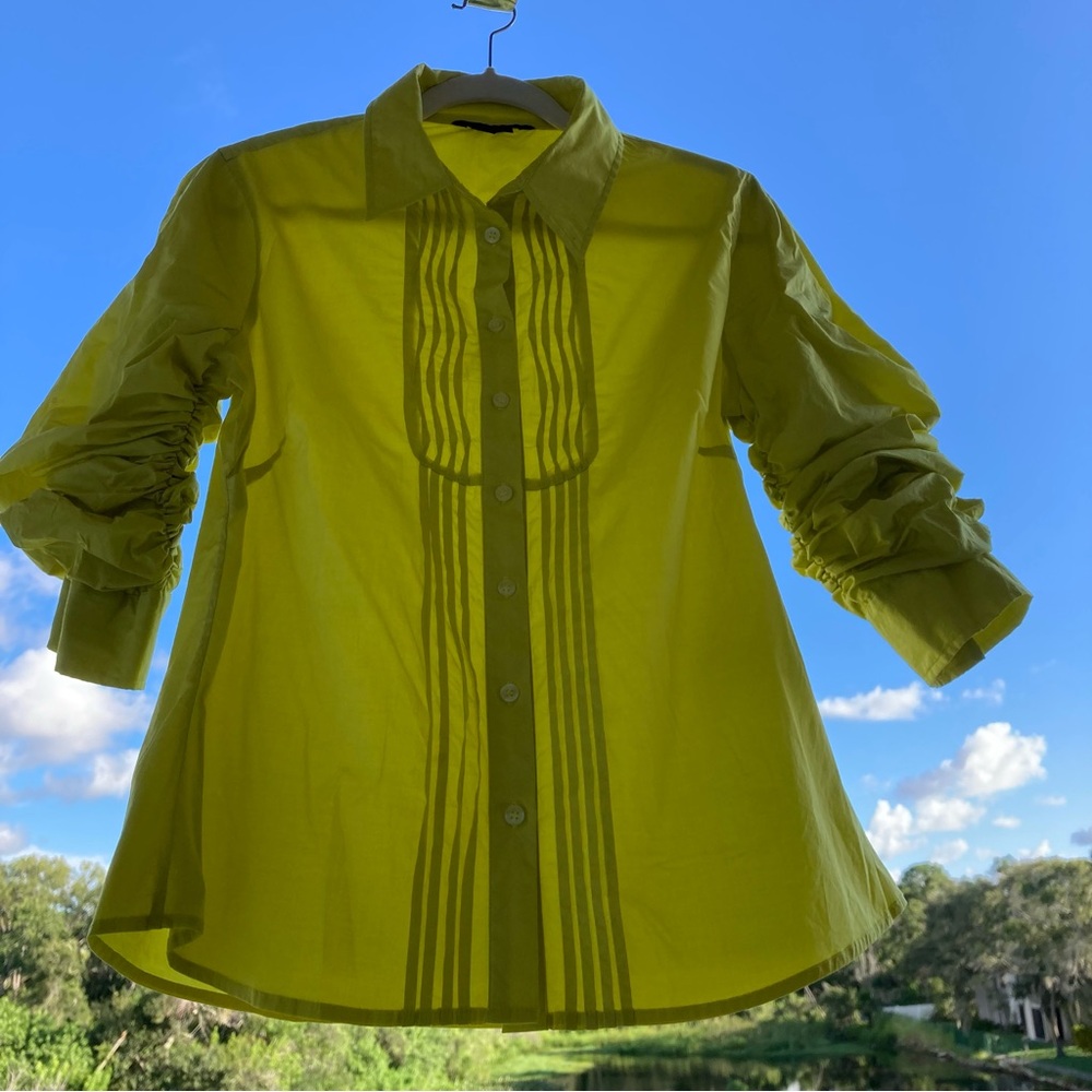 Simon Chang Sunny Yellow Shirt SIZE:14